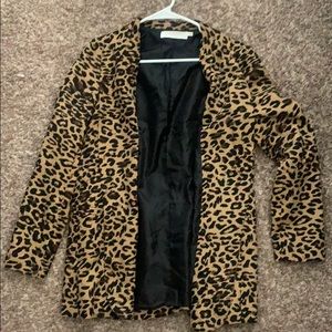 Leopard Print blazer Size Small